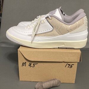 Jordan 2 Python Extra set laces mens 9.5
